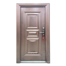 Contemporary Deformation Resistance Front Main Security Steel Door For Basement Entrance